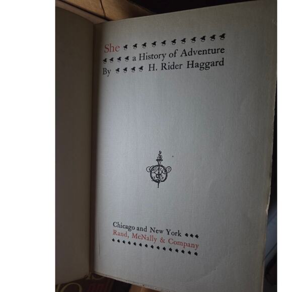 1st Edition She: A History of Adventure by H. Rider Haggard Lupton Publishing - Picture 7 of 8